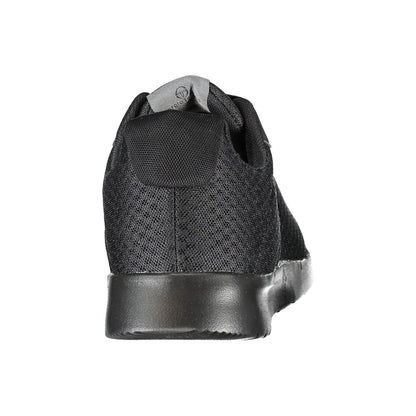 Sergio Tacchini – Elegante schwarze Sneakers mit Stickerei