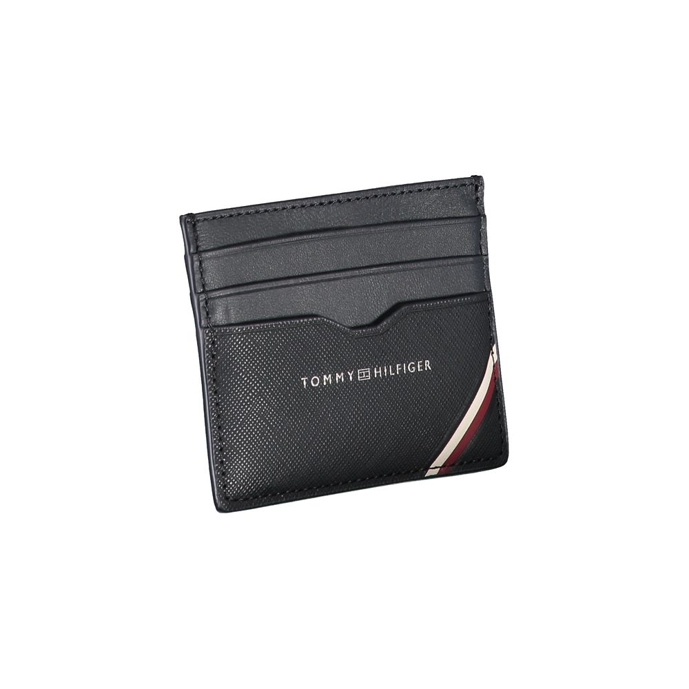 Tommy Hilfiger – Blaue Herren-Geldbörse aus Leder