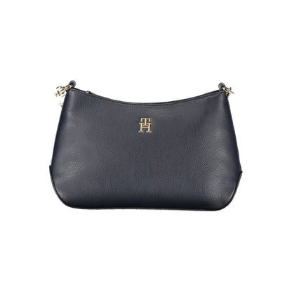 Tommy Hilfiger – Blaue Polyester-Handtasche