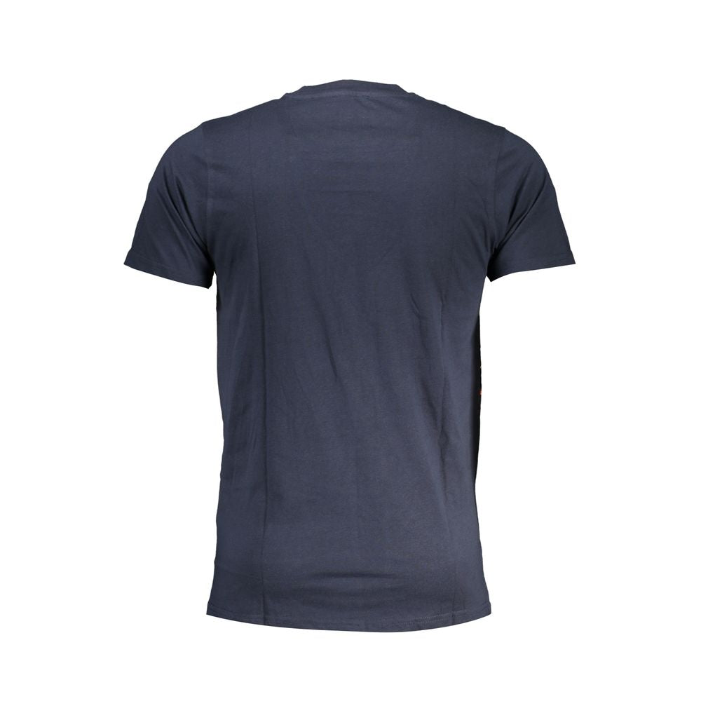Blaues Baumwoll-T-Shirt der Cavalli Class