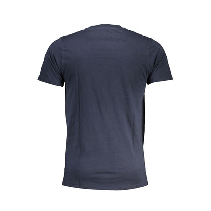 Blaues Baumwoll-T-Shirt der Cavalli Class
