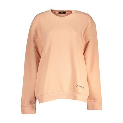 Cavalli Class Rosa Baumwollpullover für Damen