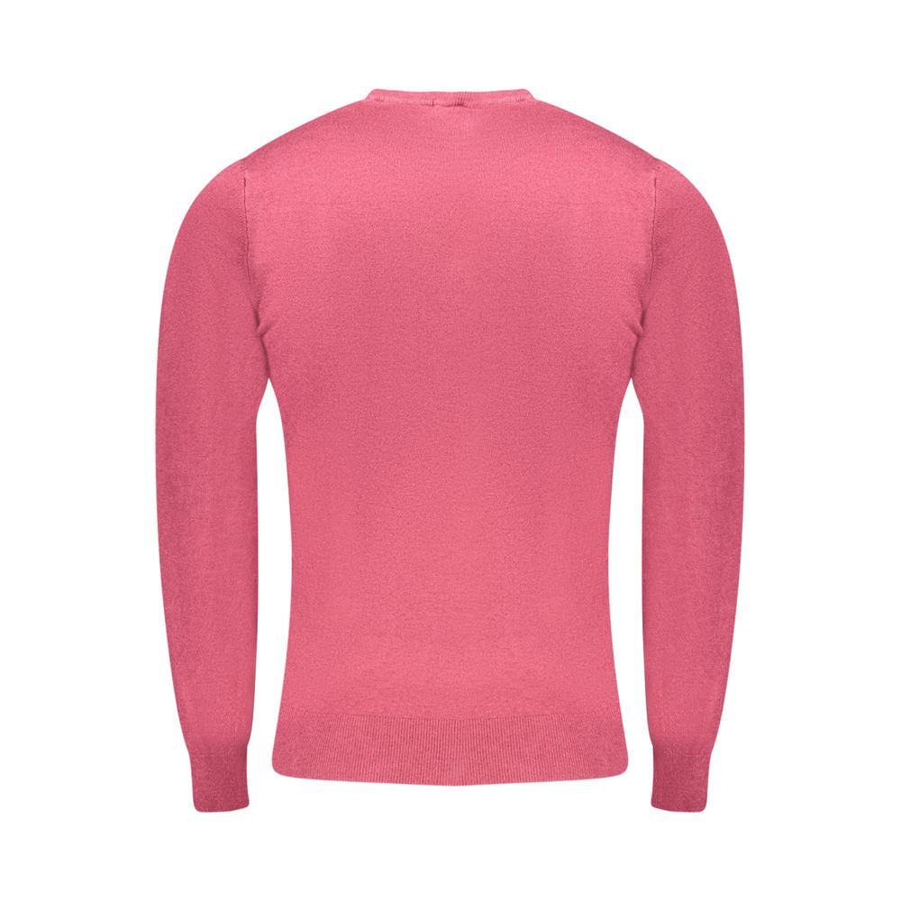 Cavalli Class Roter Viskose-Herrenpullover