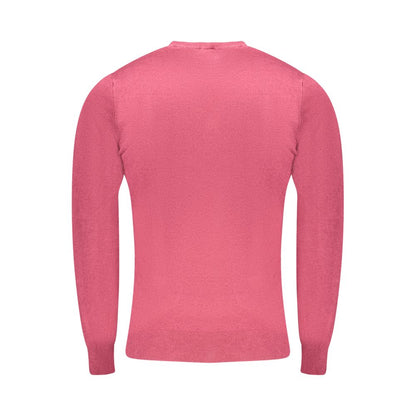 Cavalli Class Roter Viskose-Herrenpullover