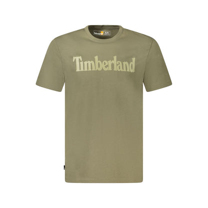 Grünes Baumwoll-T-Shirt von Timberland