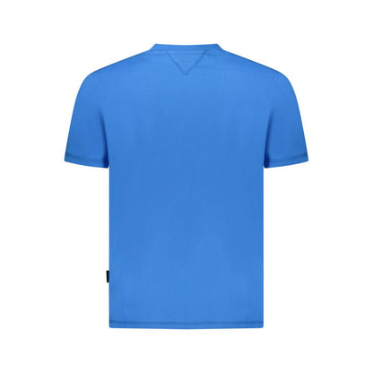 Napapijri Blue Cotton Men T-Shirt
