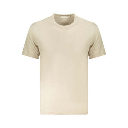 Calvin Klein Beiges Baumwoll-T-Shirt für Herren