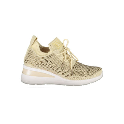 Laura Biagiotti Beige Polyester Damen Sneaker