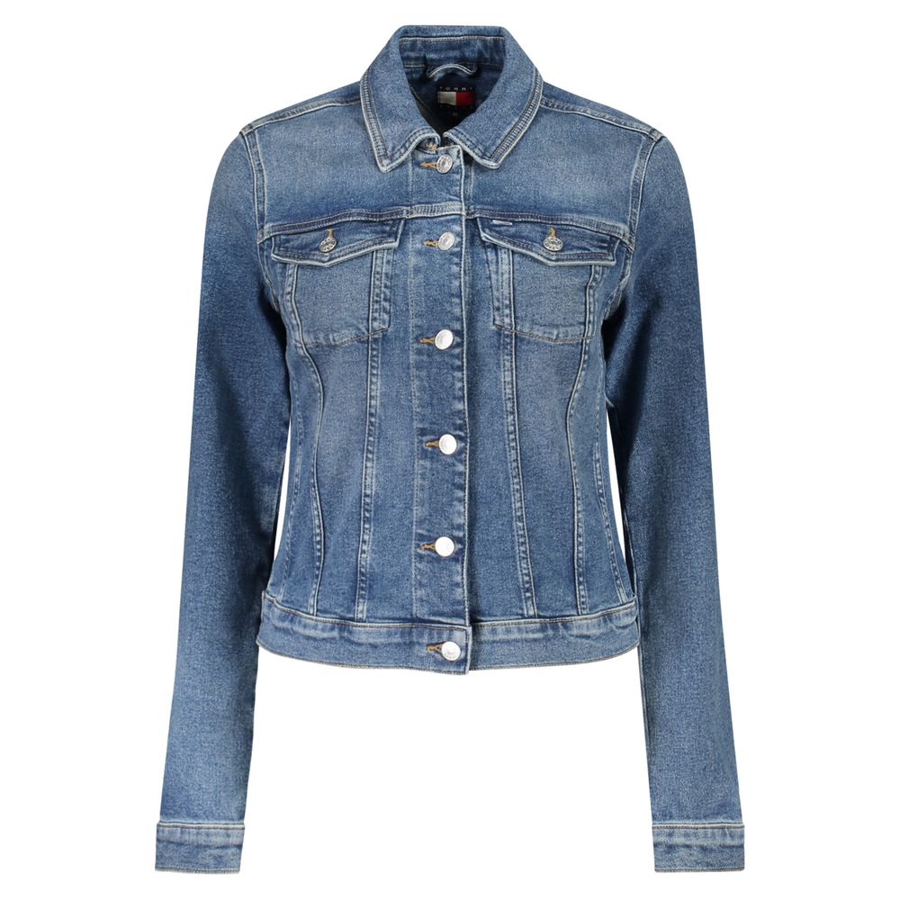 Tommy Hilfiger – Blaue Baumwolljacke für Damen