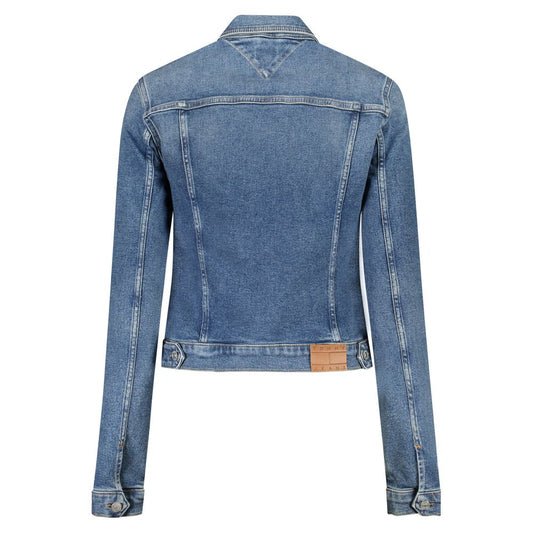 Tommy Hilfiger – Blaue Baumwolljacke für Damen