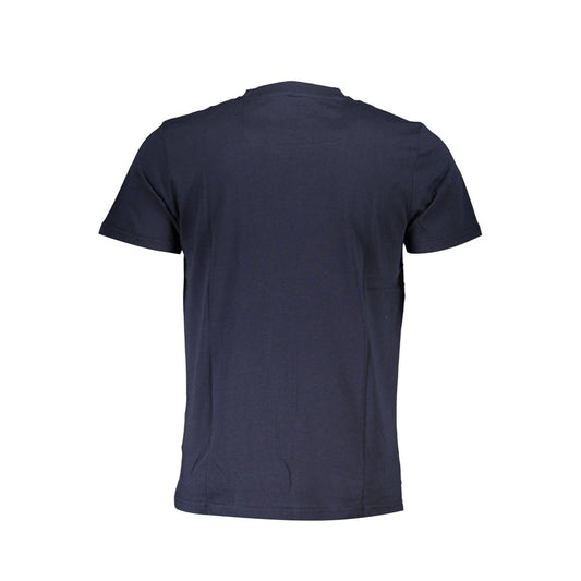 Cavalli Class Herren-T-Shirt aus blauer Baumwolle