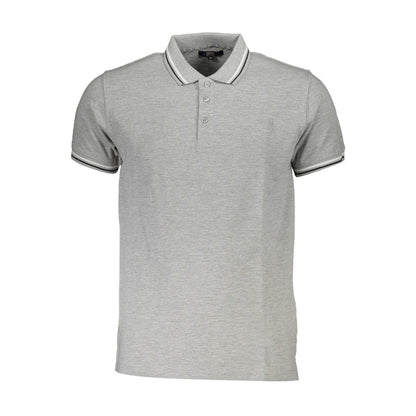 Cavalli Class Herren Poloshirt aus brauner Baumwolle