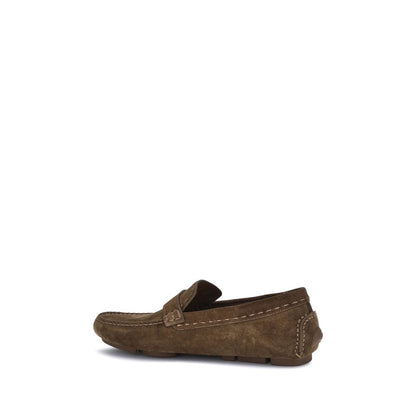 Fendi Braune Slipper aus Gummi zum Reinschlüpfen