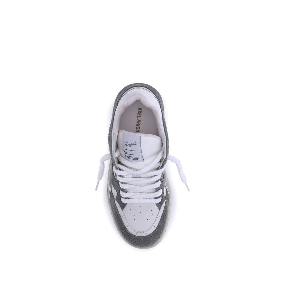 Axel Arigato Graue Gummi-Sneaker mit niedrigem Schaft