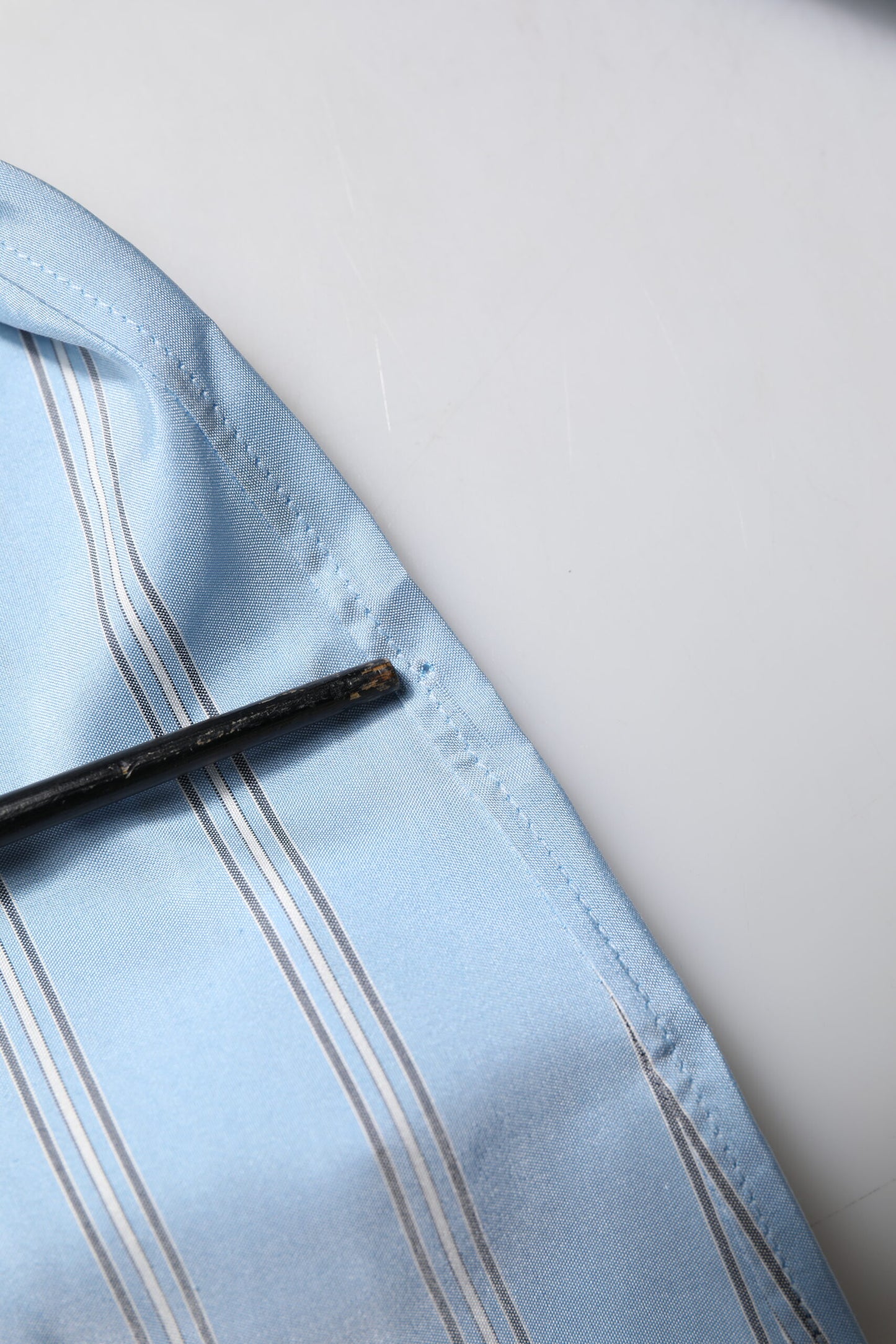 Dolce &amp; Gabbana Blau gestreiftes MARTINI Langarmhemd