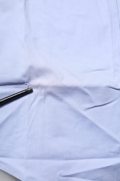 Dolce &amp; Gabbana – Blaues, langärmliges Baumwollhemd SICILIA