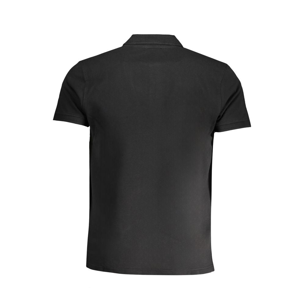 Schwarzes Poloshirt aus Baumwolle von Cavalli Class
