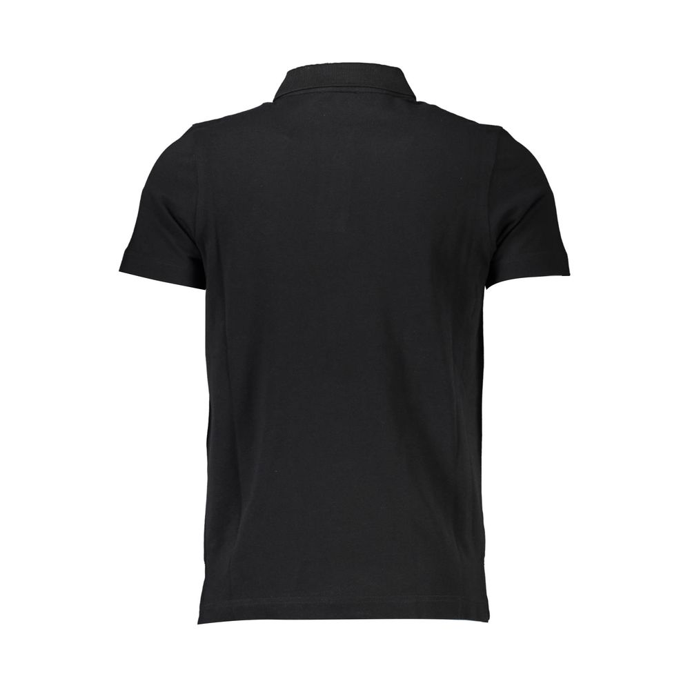 Cavalli Class Poloshirt aus schwarzer Baumwolle für Herren