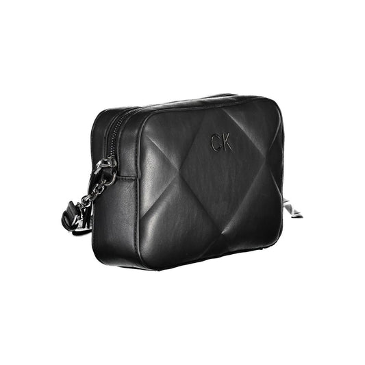 Calvin Klein Schwarze Polyester-Handtasche