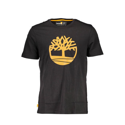 Schwarzes Baumwoll-T-Shirt von Timberland