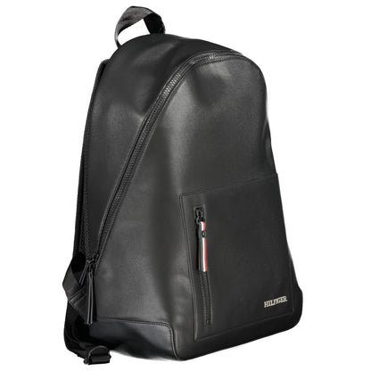 Tommy Hilfiger – Schwarzer Polyester-Rucksack