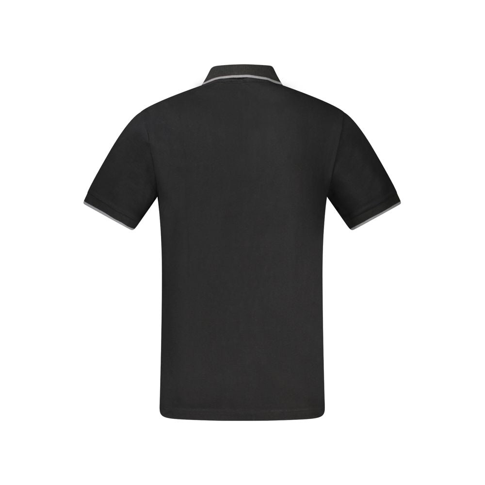 Hugo Boss Poloshirt aus schwarzer Baumwolle