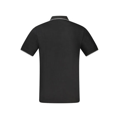 Hugo Boss Poloshirt aus schwarzer Baumwolle