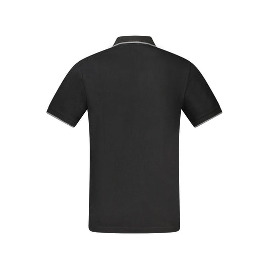 Hugo Boss Poloshirt aus schwarzer Baumwolle