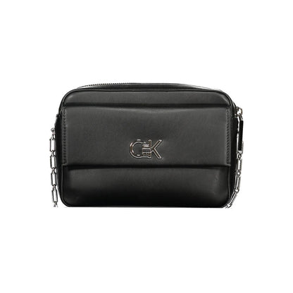 Calvin Klein Damenhandtasche aus schwarzem Polyester