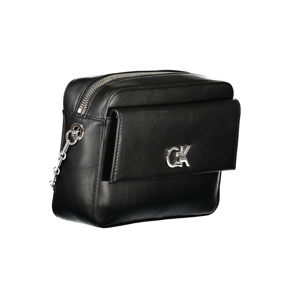 Calvin Klein Damenhandtasche aus schwarzem Polyester