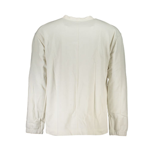 Calvin Klein Weißer Baumwollpullover für Herren