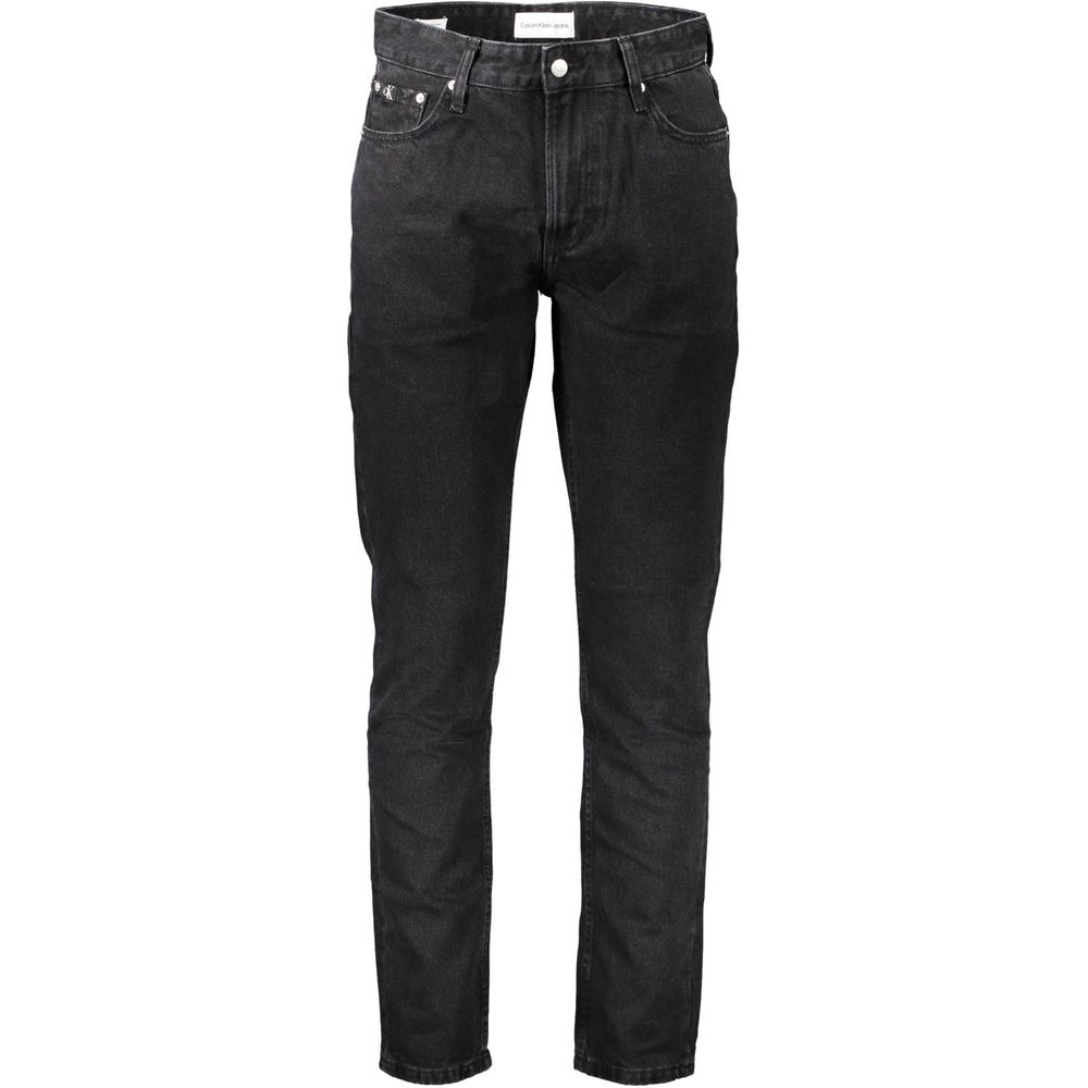 Calvin Klein Schwarze Baumwolljeans für Herren