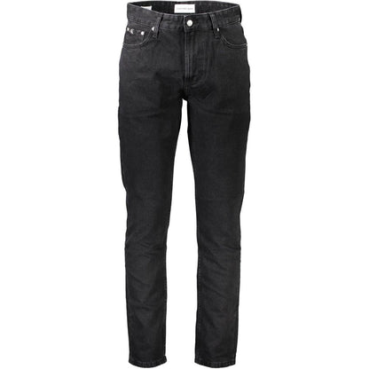Calvin Klein Schwarze Baumwolljeans für Herren