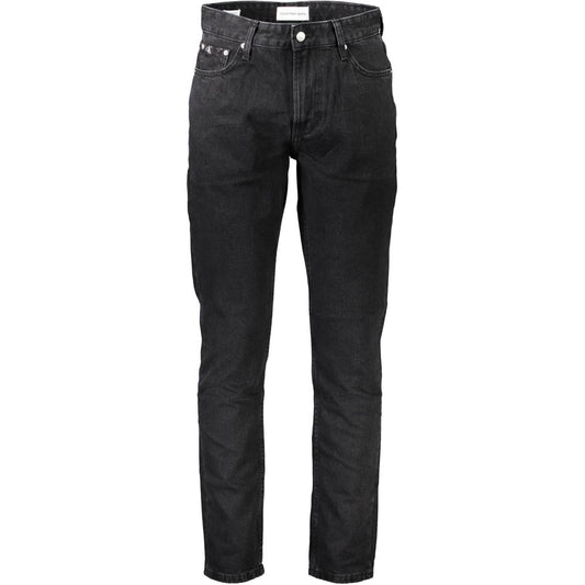 Calvin Klein Schwarze Baumwolljeans für Herren
