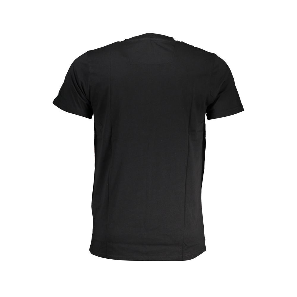 Schwarzes Baumwoll-T-Shirt der Cavalli Class