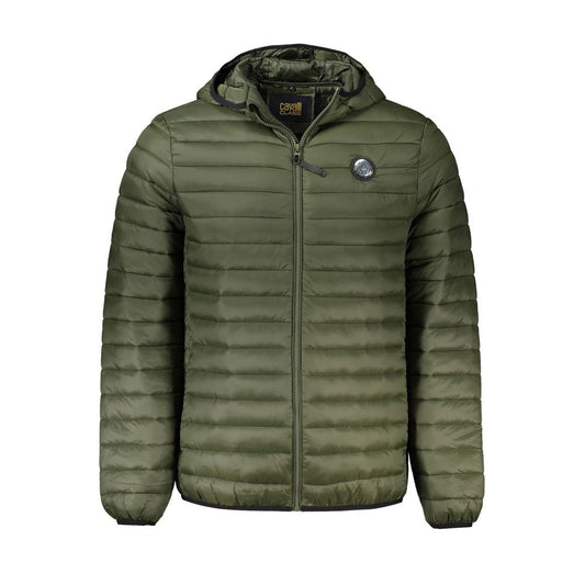 Cavalli Class Grüne Polyamid-Herrenjacke