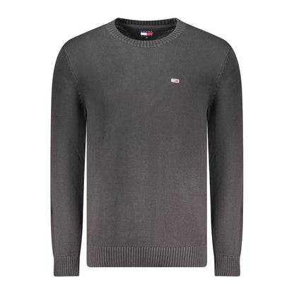 Tommy Hilfiger – Schwarzer Baumwollpullover für Herren