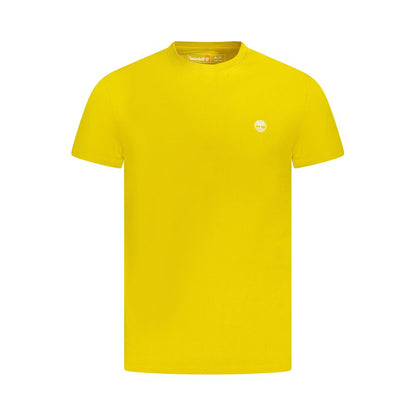 Timberland – Gelbes Baumwoll-T-Shirt für Herren