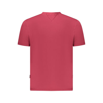 Napapijri Red Cotton Men T-Shirt