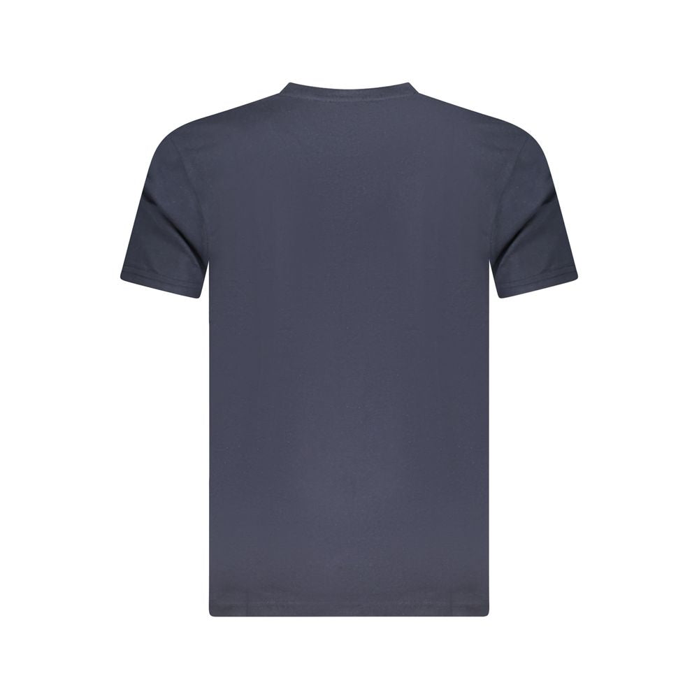 Cavalli Class Herren-T-Shirt aus blauer Baumwolle
