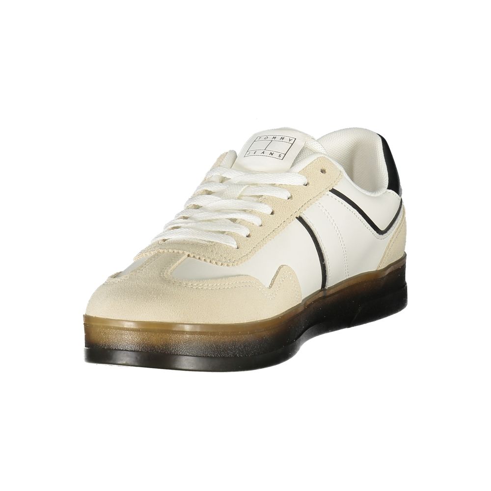 Tommy Hilfiger – Weiße Leder-Sneaker für Herren