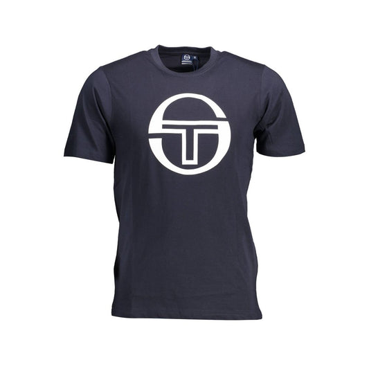 Sergio Tacchini – Blaues Baumwoll-T-Shirt für Herren