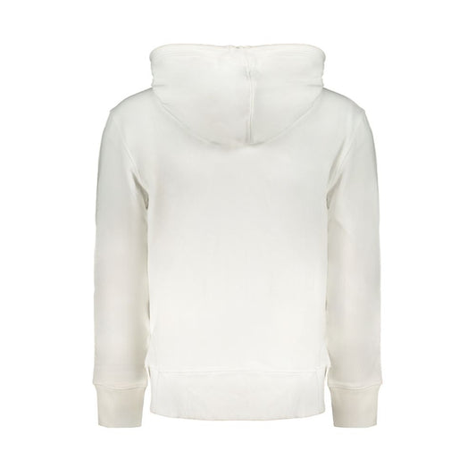 Calvin Klein Herren-Kapuzenpullover aus weißer Baumwolle