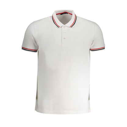 Weißes Poloshirt aus Baumwolle von Cavalli Class