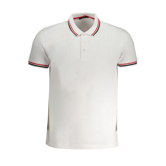 Weißes Poloshirt aus Baumwolle von Cavalli Class