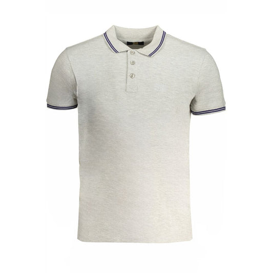 Cavalli Class Herren Poloshirt aus brauner Baumwolle
