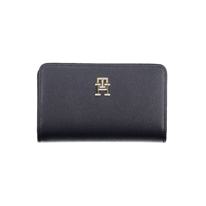 Tommy Hilfiger – Blaue Polyethylen-Geldbörse für Damen