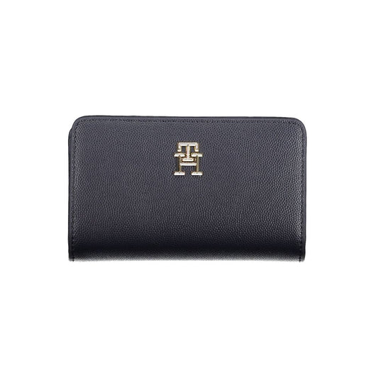 Tommy Hilfiger – Blaue Polyethylen-Geldbörse für Damen