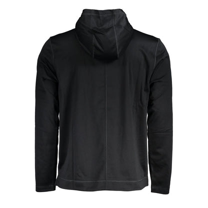 Calvin Klein – Schwarzer Polyester-Kapuzenpullover für Herren