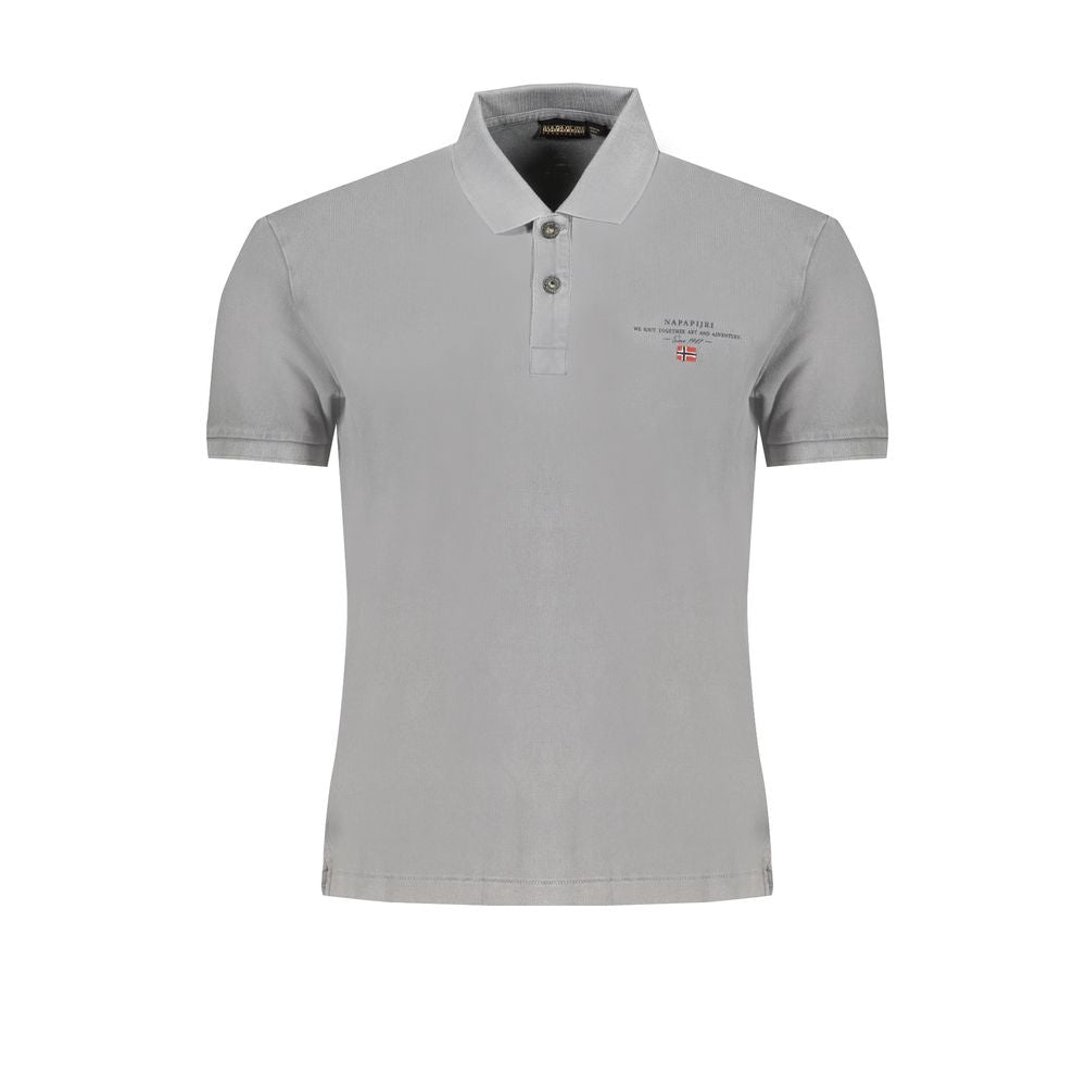 Napapijri Braunes Herren-Poloshirt aus Baumwolle